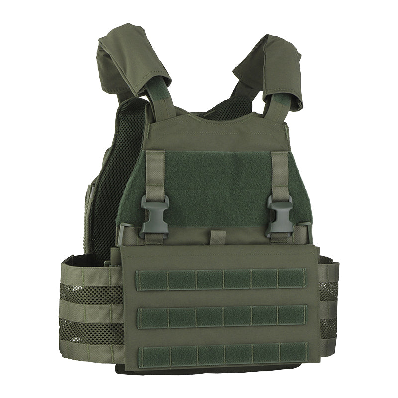 Beetle multi-function tactical vest with back pack external expansion buckle