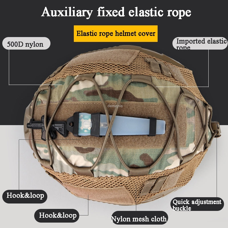 Tactical Helmet Cover for Fast MH PJ BJ Helmet Airsoft Paintball Army Helmet Cover Military Accessories