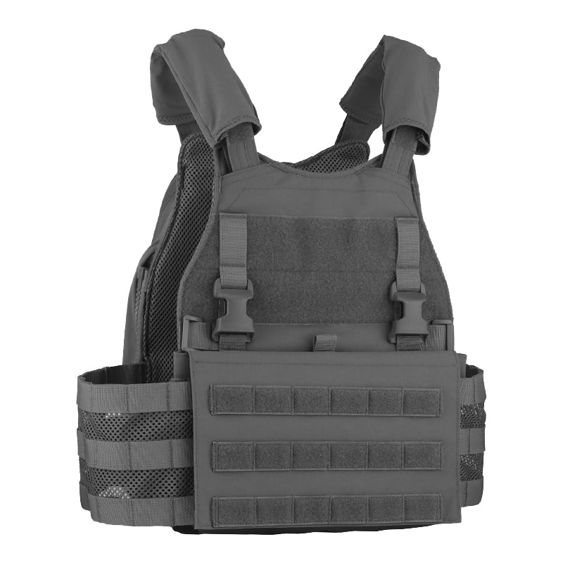Beetle multi-function tactical vest with back pack external expansion buckle