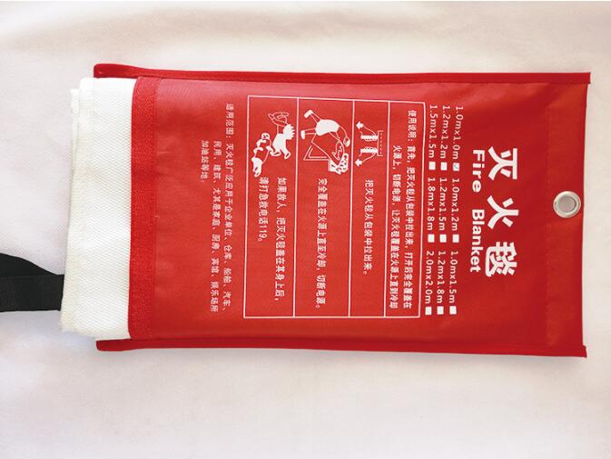 Fire Blanket 1x1m Emergency Survival Safety Fires Glass Fiber Clothing 0.45mm PRE Emergency Survival Fire Shelter Fire Blanket