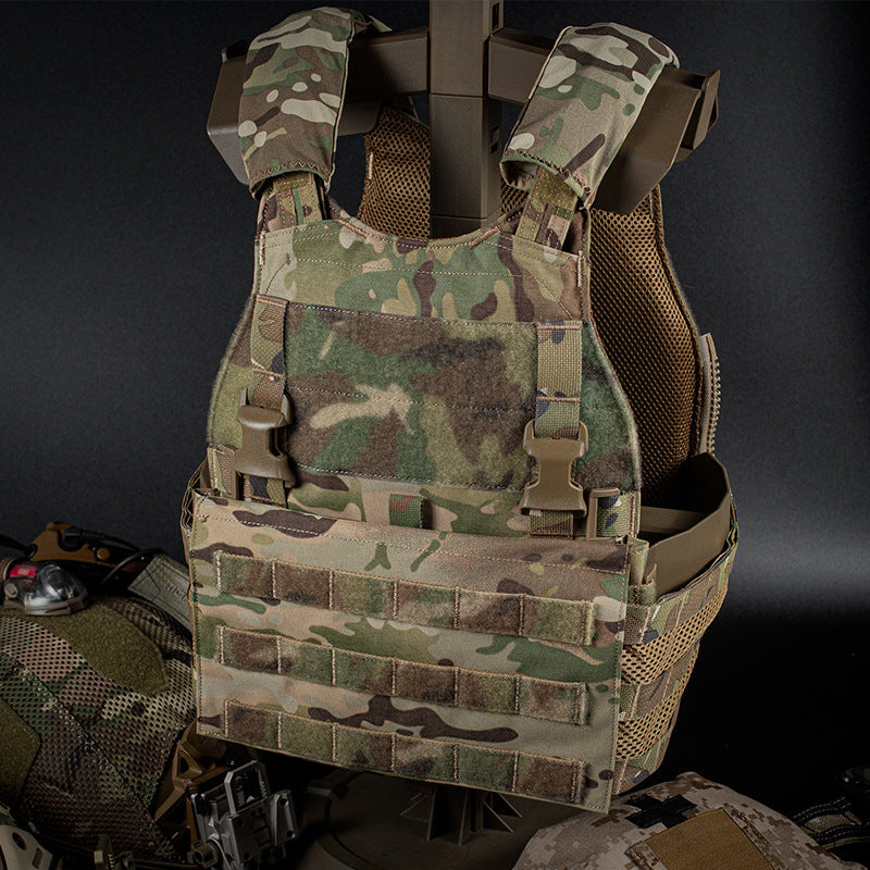 Beetle multi-function tactical vest with back pack external expansion buckle
