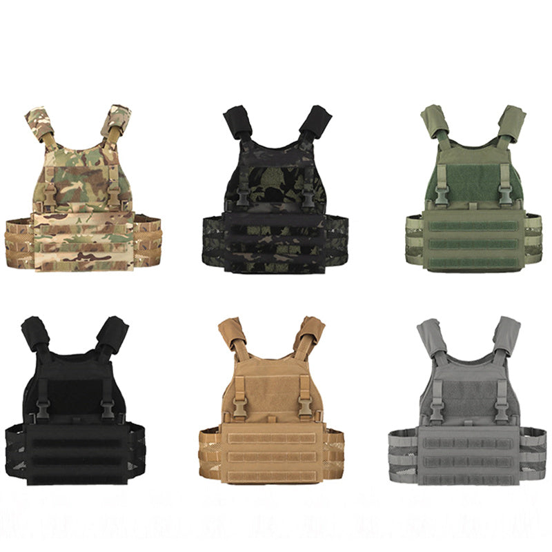 Beetle multi-function tactical vest with back pack external expansion buckle