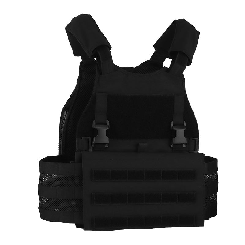 Beetle multi-function tactical vest with back pack external expansion buckle