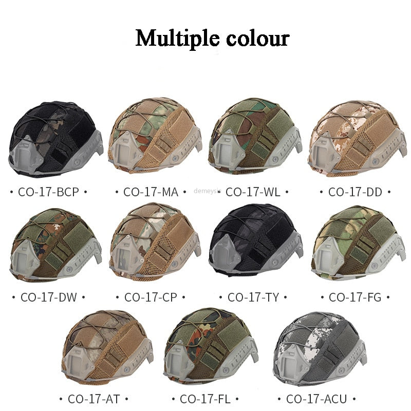 Tactical Helmet Cover for Fast MH PJ BJ Helmet Airsoft Paintball Army Helmet Cover Military Accessories