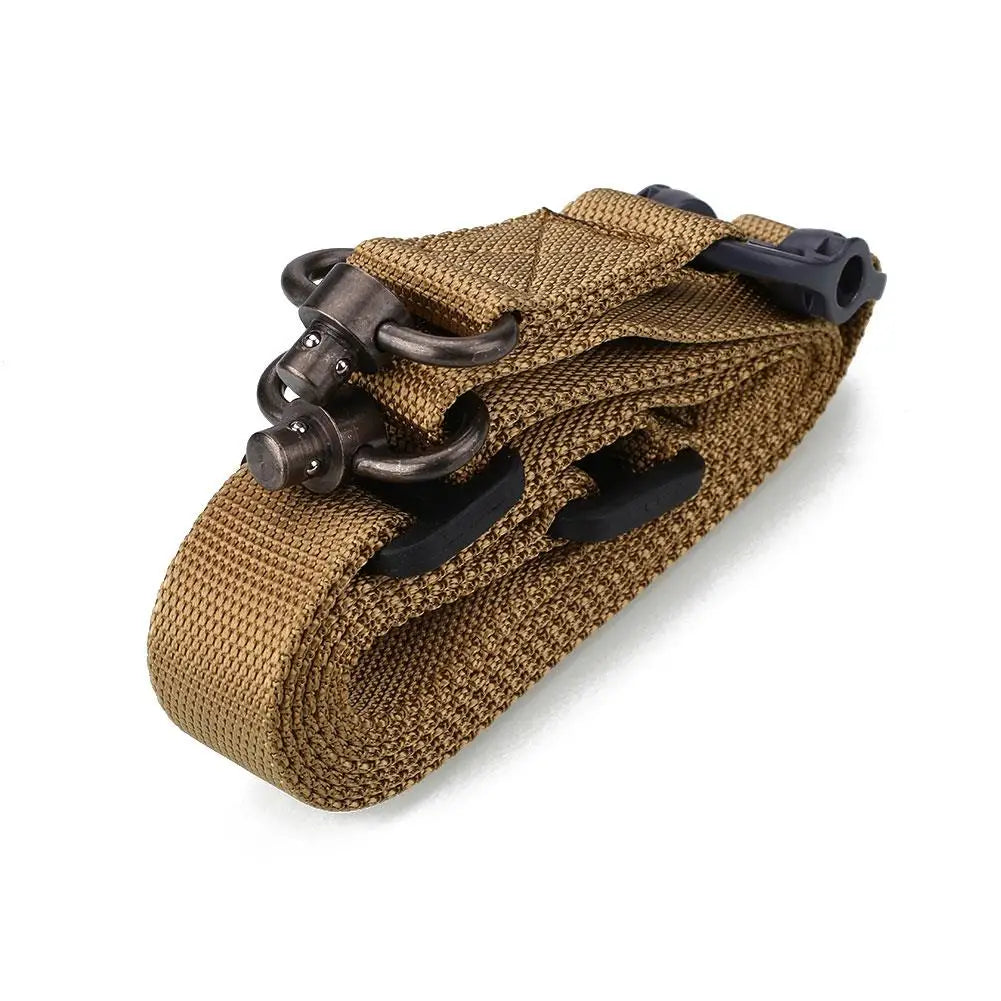 MS4 Tactical Rope Mission Adjustable Two 2 Points Tactical Rifle Gun Sling Quick Detach QD trap For Outdoor Nylon Belt Rope
