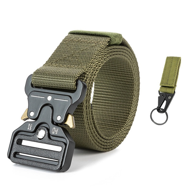 Cobra Tactical Belt Mens Outdoor Nylon Buckle Belt Student Military Training Cargo Pants Belt